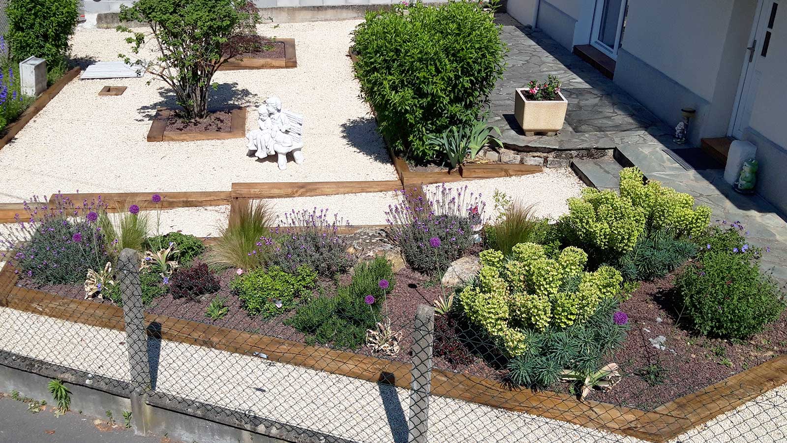 Création 100 m² de jardin 2 - Réalisation VB Jardin
