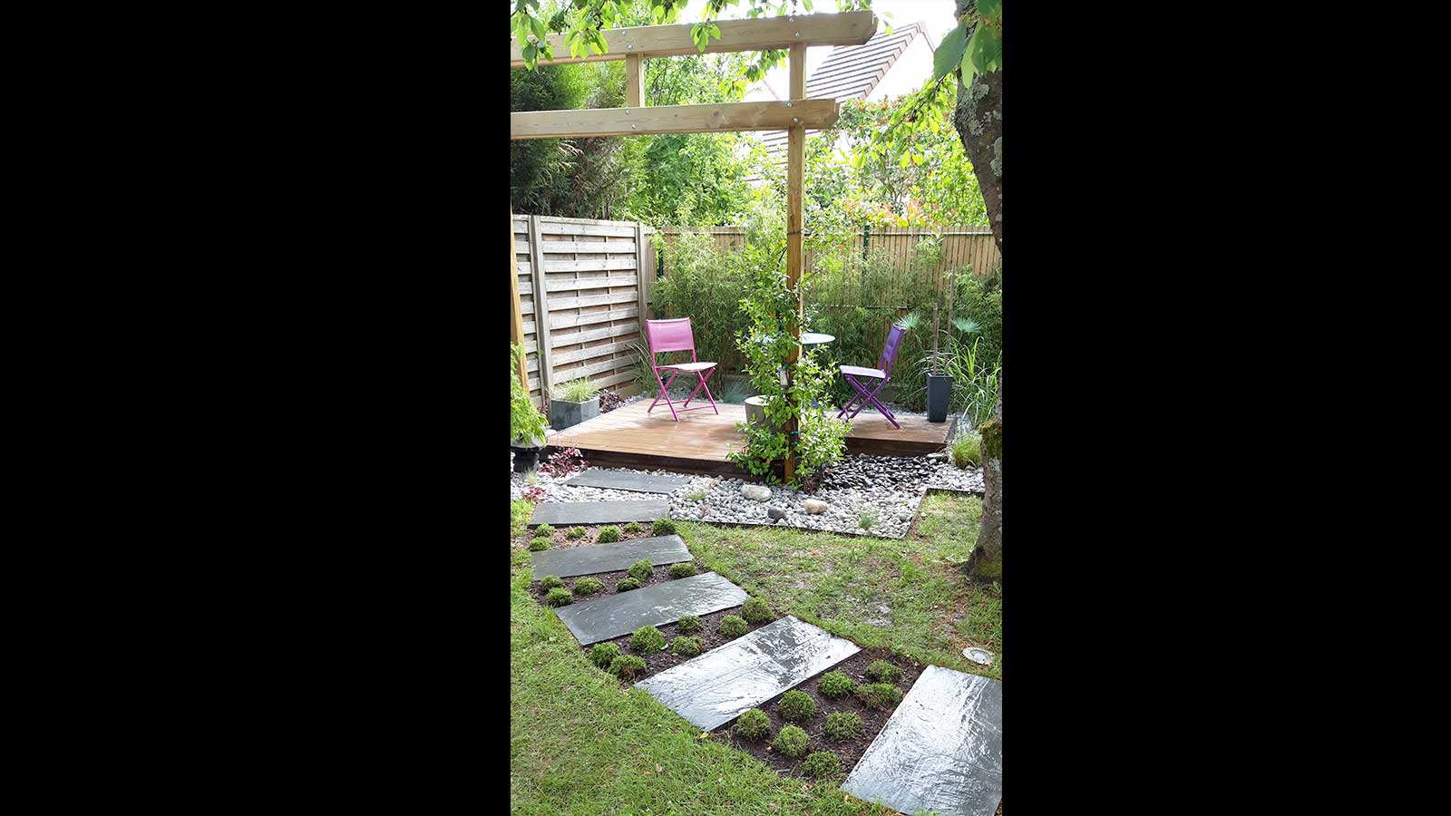 Aménagement de jardin - Réalisation VB Jardin