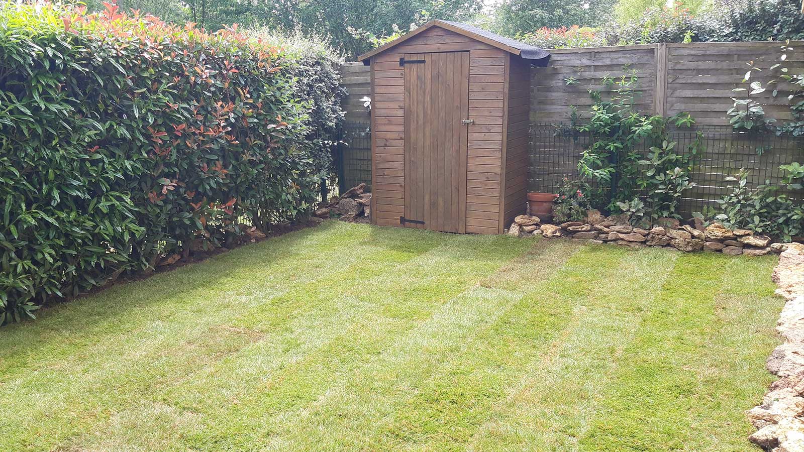 Gazon de plaquage - Réalisation VB Jardin